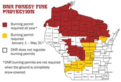 Any fire could quickly start and spread in these conditions. . Wi dnr burning restrictions